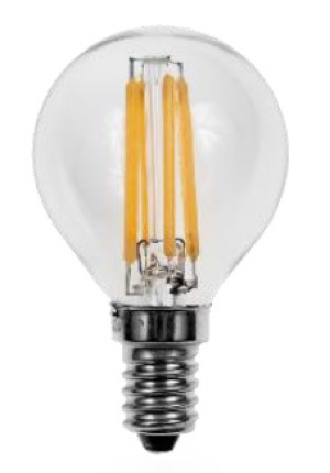 AIGOSTAR Lampada LED E14 "Filamento" 220V 4W Branco Q. 3000K 470Lm