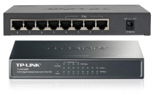 Switch 8 Portas Gigabit c/ 4 Portas PoE - TP-LINK
