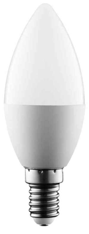 AIGOSTAR Lampada LED Opalina 220V E14 6W Branco Q. 3000K 510Lm