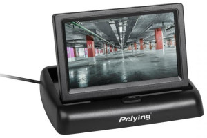 Monitor Auto TFT 4,3" 12V Rebatível - Peiying