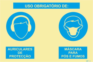 Sinal Composto - PVC Opaco 400x300mm