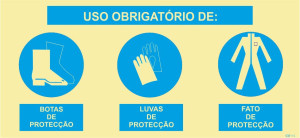 Sinal Composto - PVC Opaco 900X400mm
