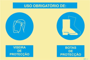 Sinal Composto - Vinil 400x300mm