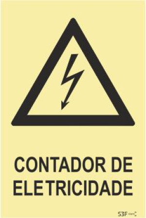 Sinal de Condomínio - PVC Opaco 100x150mm