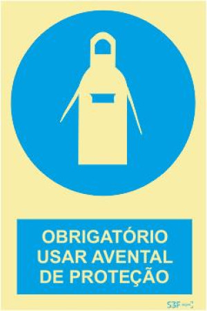 Sinais de Obrigação - Vinil 150x200mm