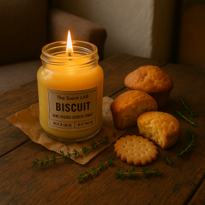 Κερί BISCUIT - ΞΥΛΙΝΟ