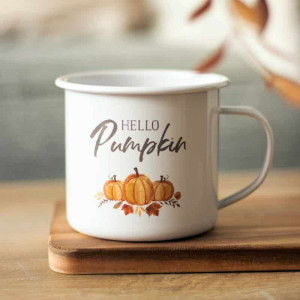 Κούπα Enamel Hello Pumpkin
