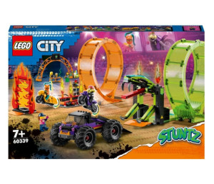 OUTLET LEGO - City 60339 Kaskaderska arena z dwoma pętlami