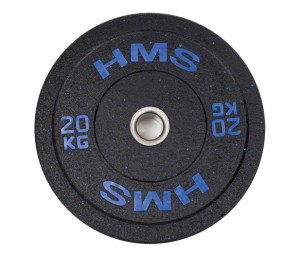 OUTLET HMS - Talerz Olimpijski Bumper 20 Kg HTBR20 BLUE