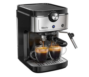 OUTLET SBOLY - Kolbowy ekspres do kawy i na kapsułki Nespresso 2w1