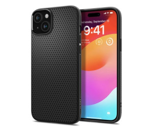 OUTLET Spigen - Liquid Air do iPhone 15 Plus matte black