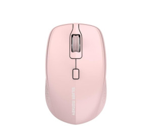 Silver Monkey M40 Wireless Comfort Mouse Pink Silent