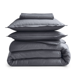 Traversin percale Tradilinge ANTHRACITE (Couleur : Anthracite)