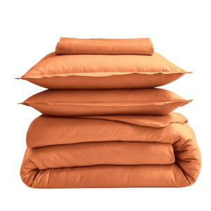 Taie percale Tradilinge COGNAC (Couleur : Cognac)