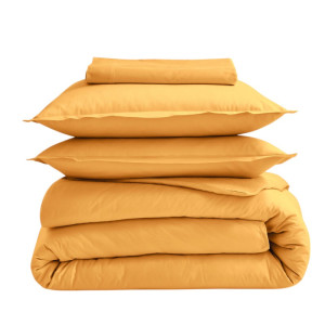 Taie percale Tradilinge AMBRE (Couleur : Ambre)