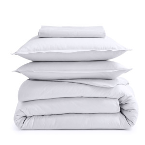 Drap housse 100% coton Tradilinge BLANC (Couleur : Blanc)