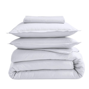 Drap plat satin Tradilinge BLANC (Couleur : Blanc)