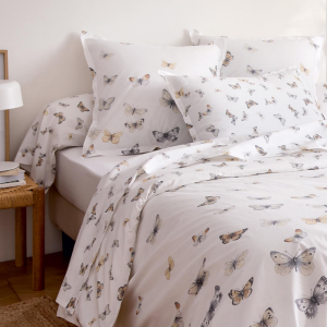 Traversin percale Tradilinge ENVOL BLANC