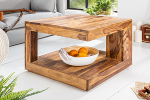 Bijzettafel sheesham 60 cm