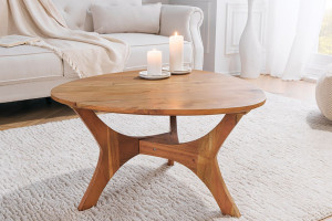Acaciahouten salontafel 70 cm
