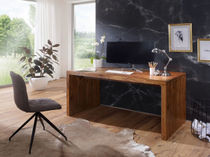 Wohnling Bureau sheesham 120 cm