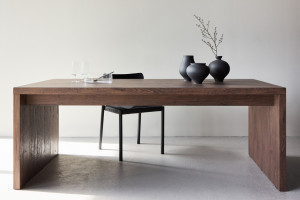 Eettafel mokkabruin 200 cm