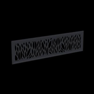 Alu-Design-Einsatz Dekor Blatt