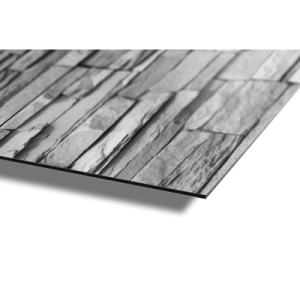 ALUCOM® Exterieur Bruchstein Grau 3050x1500