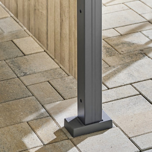 ALUCOM® KLEMMPFOSTEN ANTHR. 1930X80X80MM