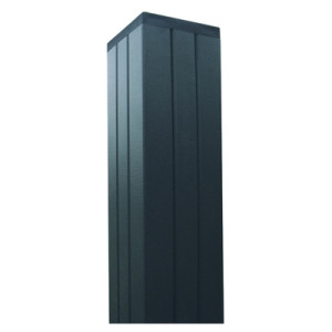 Aluminium-Pfosten ANTHRAZIT, 68 x 68 x 2400 mm