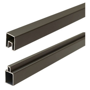 Aluminium Start- und Abschlussleisten-Set anthr.