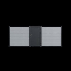 Aluminium Uni-Einzeltor