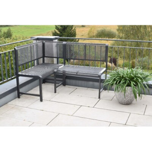 Elos Eckbank Aluminium