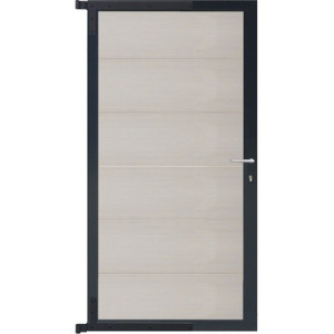 ELZE-Tor-Komplettset beige/anthrazit