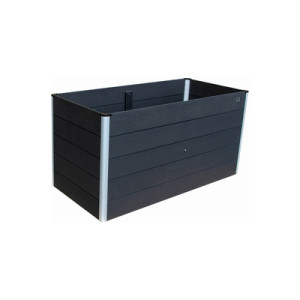 ERNA WPC-Hochbeet ANTHRAZIT 150 x 70 x 75 cm