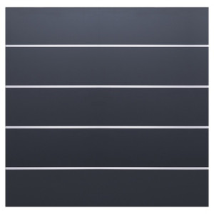 FARÖ-Serie HPL-Steckzaunsystem anthrazit