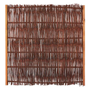 FUEGO Weidengeflechtzaun 120 x 120cm
