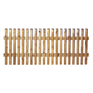 Gartenzaun Altona 200x150cm KD+ braun