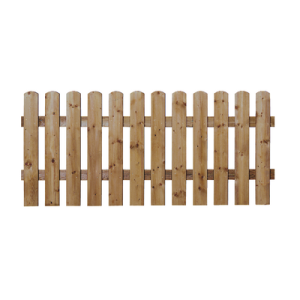 Gartenzaun Friesland 200x60cm Fichte KD+ braun