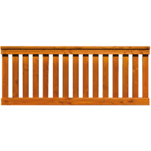 Gartenzaun Hanstedt (bxh) 250 x 80cm KD+ braun