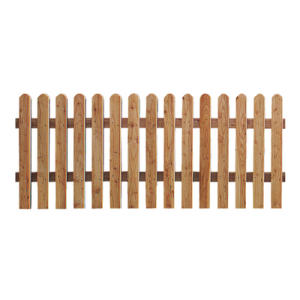Gartenzaun Norden 200x60cm Fichte KD+braun