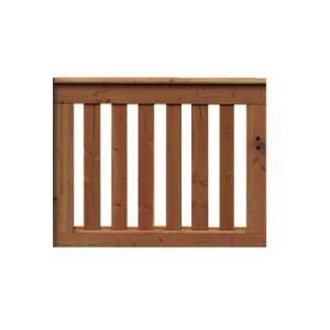 Gartenzaun-Tür Unna (bxh 100 x 79cm KD+ braun