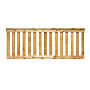 Gartenzaun Unna (bxh) 200 x 99cm KD+ braun