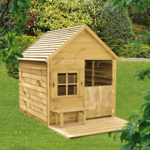 HEIDI Kinderspielhaus 117x164x159 cm, kdi-grün