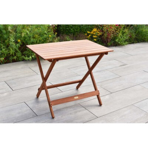 Klapp- und Beistelltisch 90 x 60 cm Eukalyptus