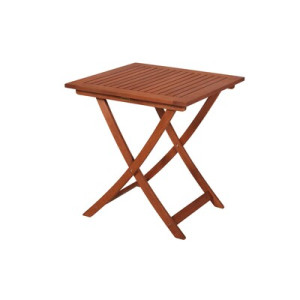 Klapptisch 70 x 70 cm Eukalyptusholz