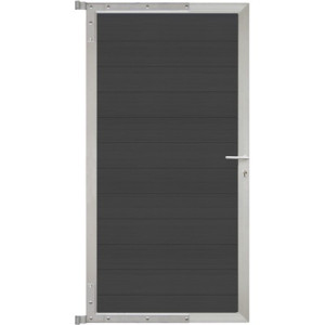MAX-Tor-Komplettset 90 x 173 Füllung charcoal
