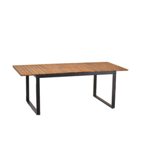 Naxos Ausziehtisch, graphit 150 (200) x 90 cm