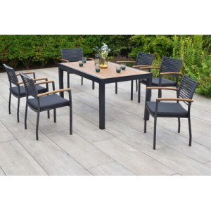 Parella Set 7tlg. Aluminium/Textil