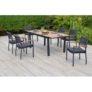 Parella Set 7tlg. Aluminium/Textil